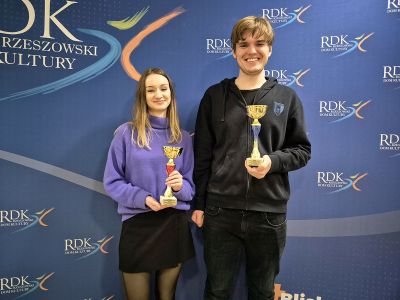 Mistrzyni Rzeszowa Barbara Trybowska i Mistrz Rzeszowa Maciej Zalega (fot. RDK)